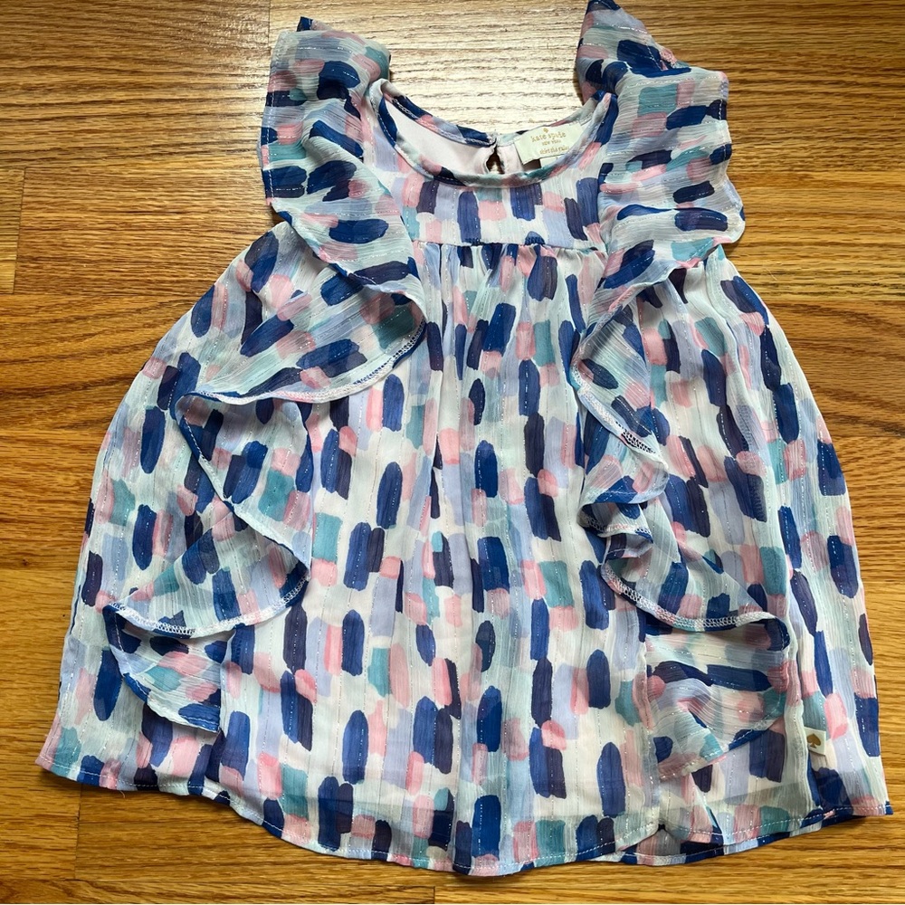 Kate spade New York multicolor paint stroke style dress size 2
